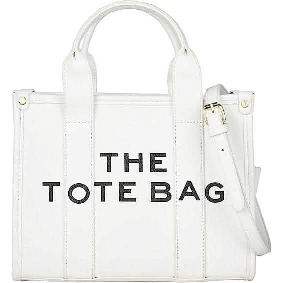 Trendy Leather Tote Bag Small Personalized Top Handle Crossbody Handbags