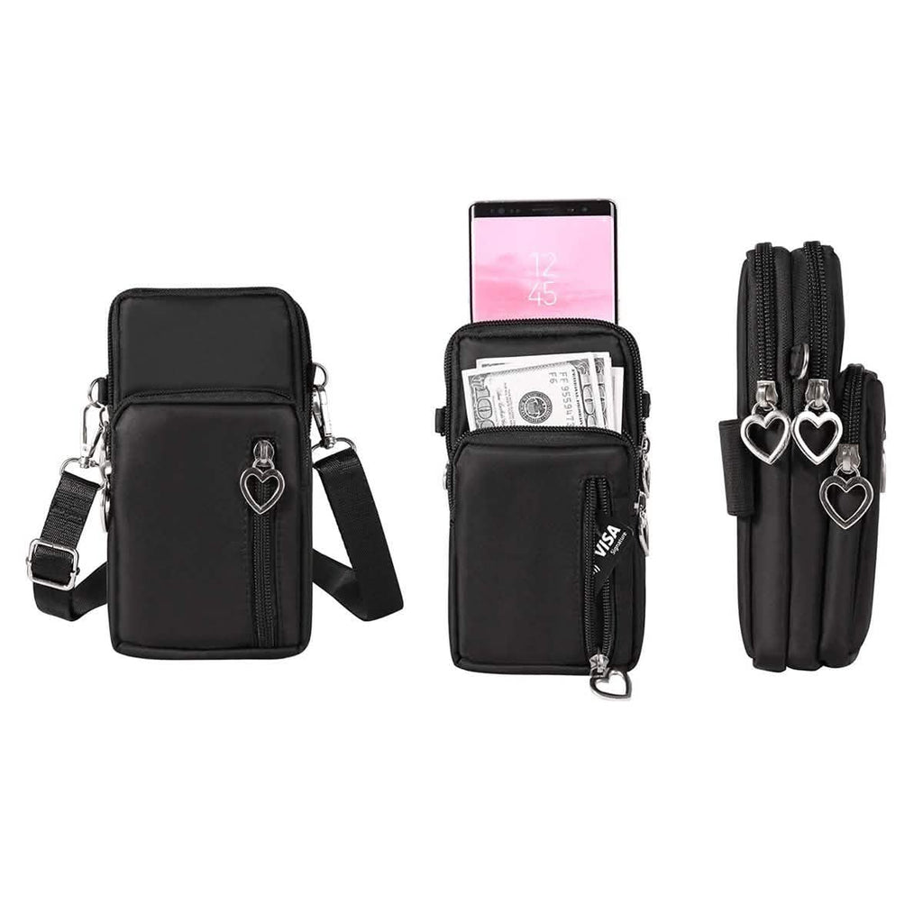 Women's Mini Cross-Body Shoulder Strap Cell Phone Wallet Pouch Bag Purse